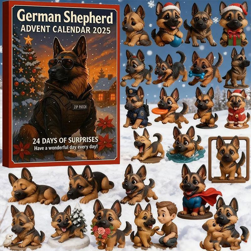 🎄🐾 Saksanpaimenkoiran joulukalenteri 2025 🎁