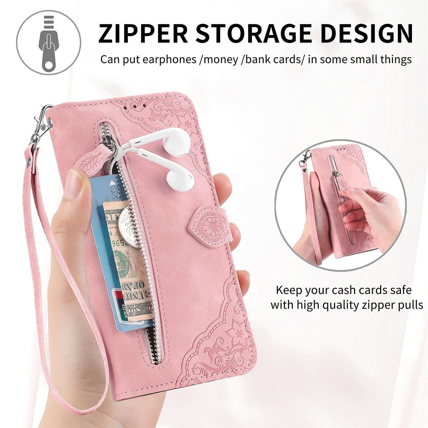 Monipuolinen Elegance lompakko Flip tapauksessa iPhonelle