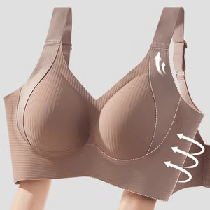 🔥Kevät kuuma myynti 49% OFF- Ribbed Push Up säädettävä langaton rintaliivit naisille