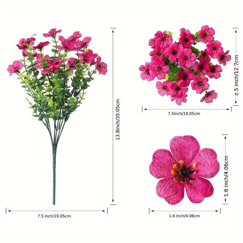 🌺UV-kestävä värikäs tekokukka💖