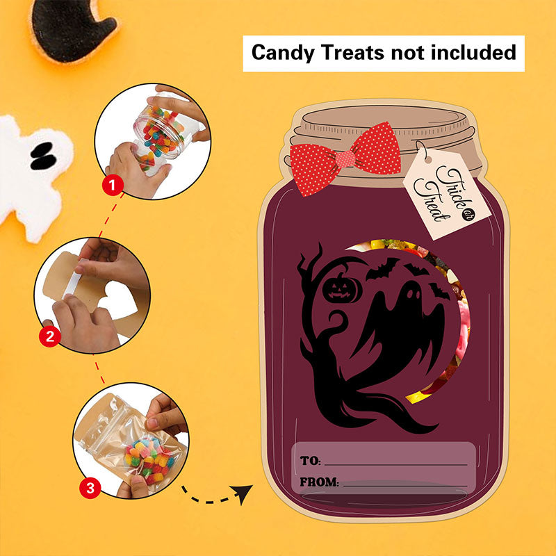 Halloween DIY askartelukortit lapsille