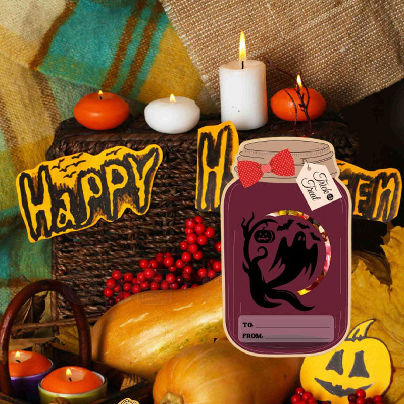 Halloween DIY askartelukortit lapsille