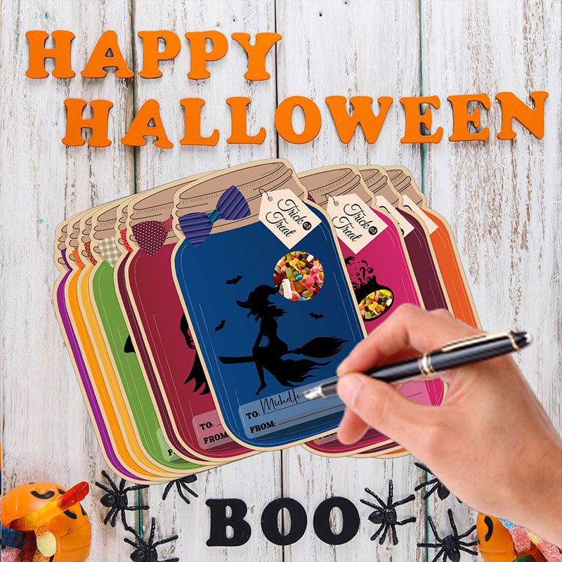Halloween DIY askartelukortit lapsille