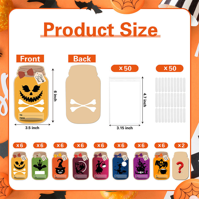 Halloween DIY askartelukortit lapsille