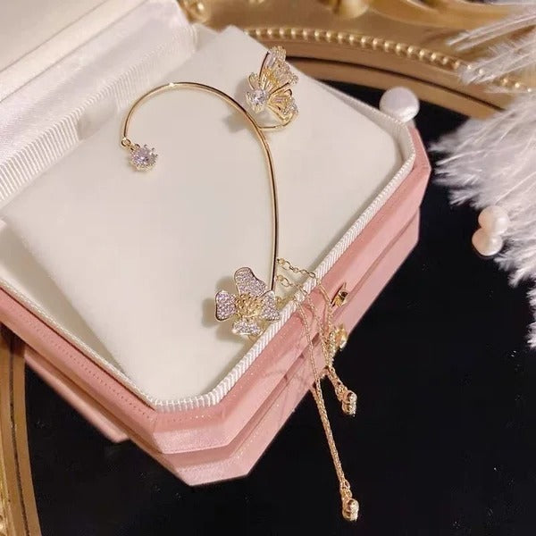 ✨🦋 Zirkonia korvakorut perhonen poo💖✨✨