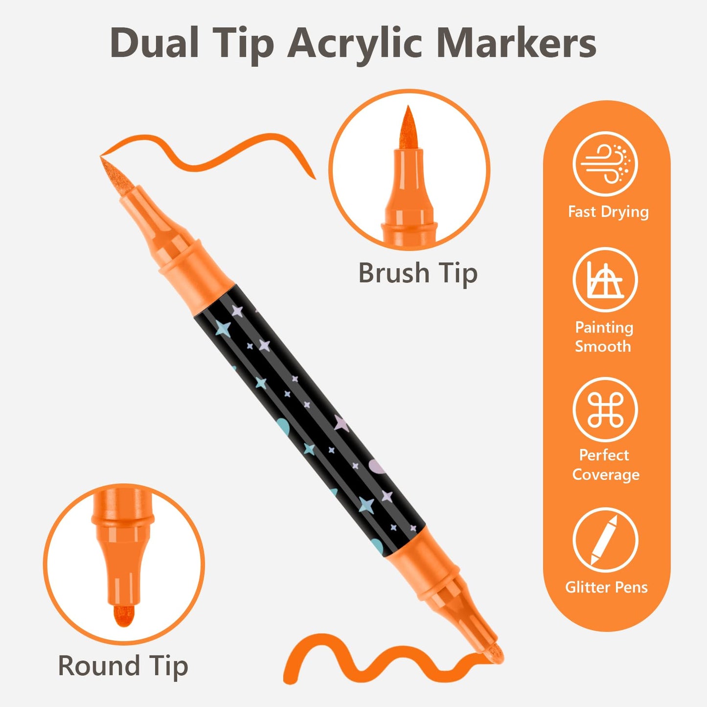 🔥 Kuuma tarjous -50% ALE🎁 Kaksipäinen glittertussipenaal