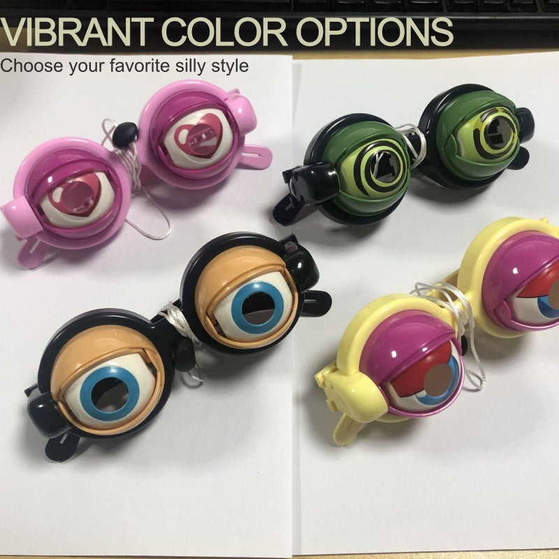 Lasten vilkkuvat hullut lasit, joissa on kiristysnauh