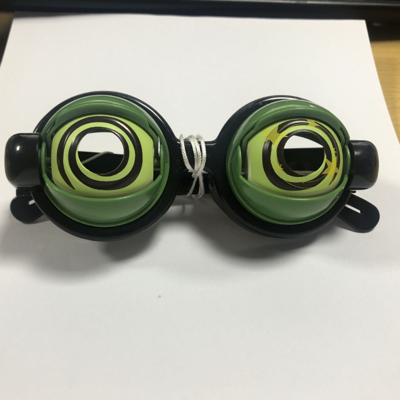 Lasten vilkkuvat hullut lasit, joissa on kiristysnauh